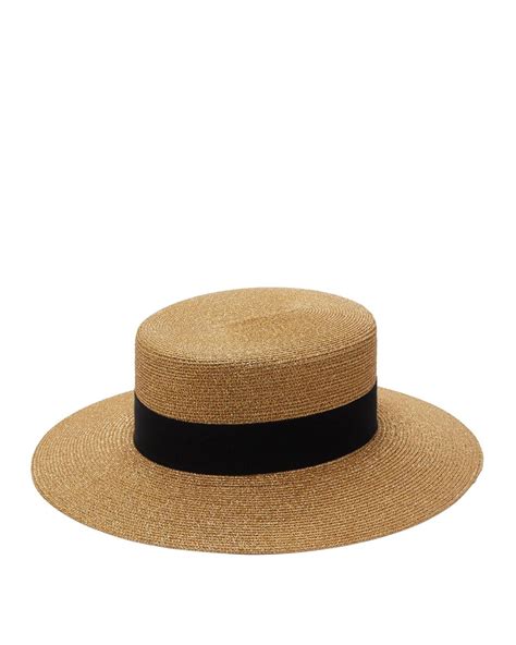 gucci straw boat hat|gucci straw hat with bee.